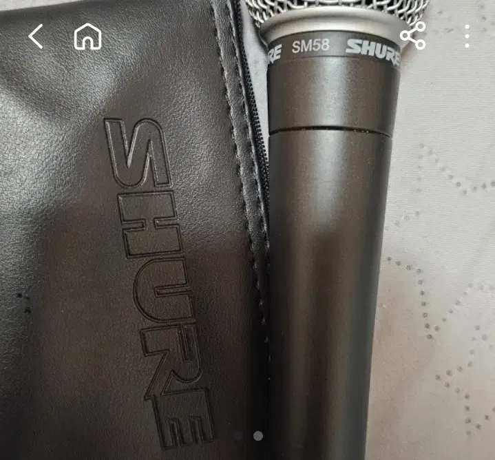 shure 슈어 sm58 조용필마이크